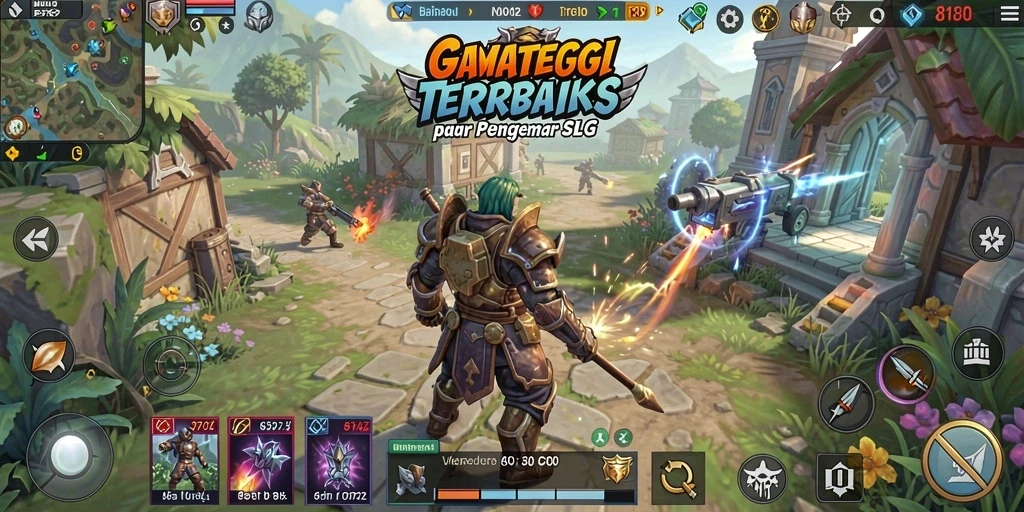 Tampilan menarik dari gameplay 8180 dalam dunia strategi SLG.