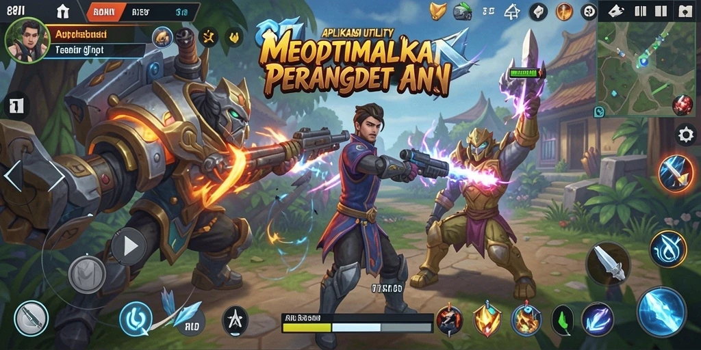 Tampilan antarmuka 8II yang sederhana dan fungsional.
