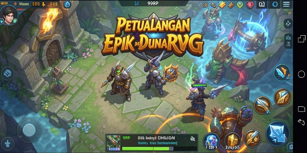 Screenshot gameplay 99RP yang menunjukkan aksi seru dalam pertempuran.