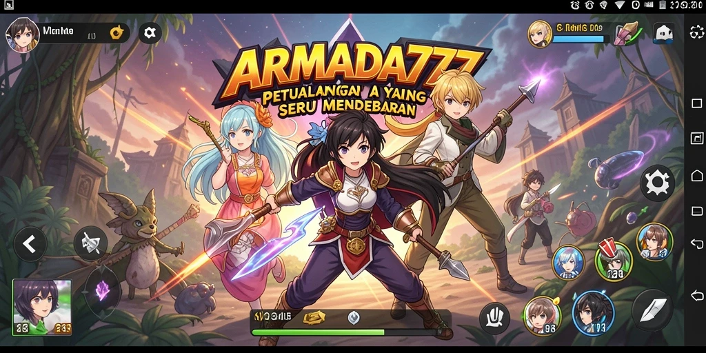 Menampilkan gameplay dinamis dan karakter anime yang menawan.