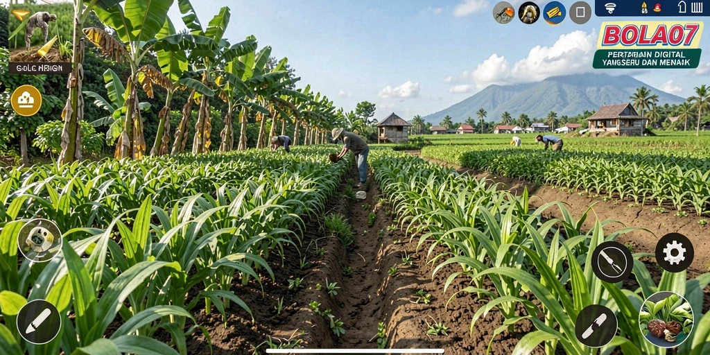 Tampilan gameplay BOLA07 yang memukau dan menarik dalam dunia Farming.