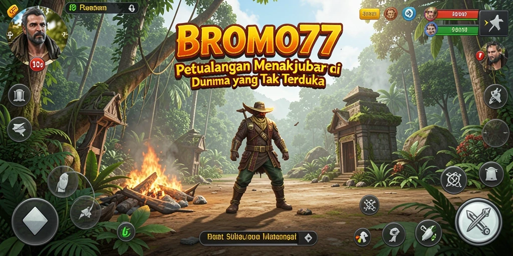 Screenshot BROMO77 yang menampilkan aksi petualangan seru.