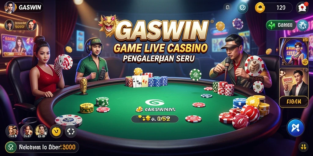 Tampilan gameplay GASWIN yang menegangkan dan interaktif.