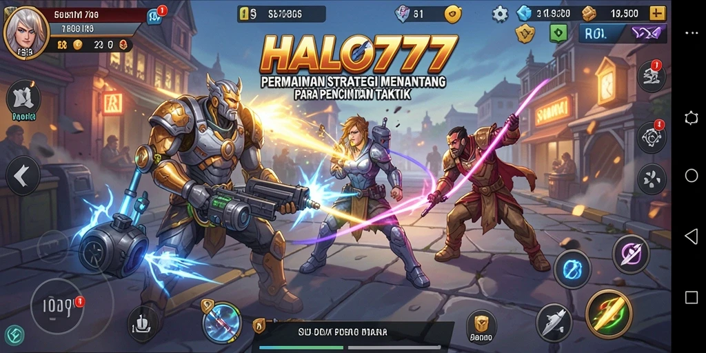Tampilan gameplay HALO777 yang penuh strategi dan aksi.