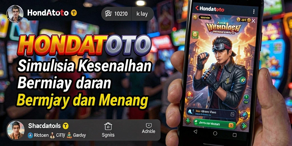 Screenshot HONDATOTO menampilkan gameplay simulasi yang menarik.