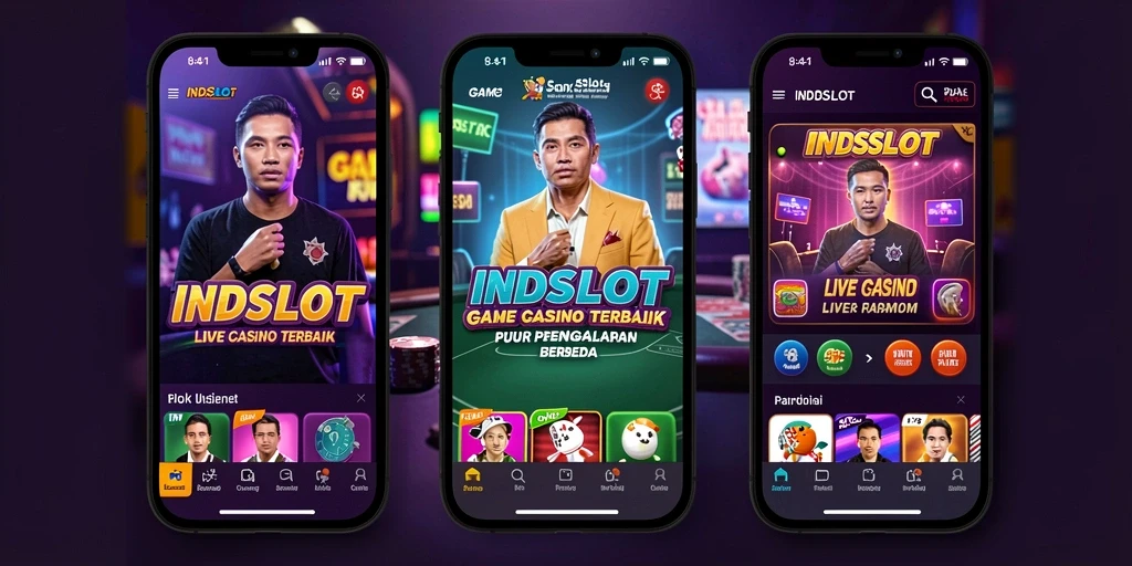 Tampilan gameplay Live Casino yang mendebarkan di INDSLOT.