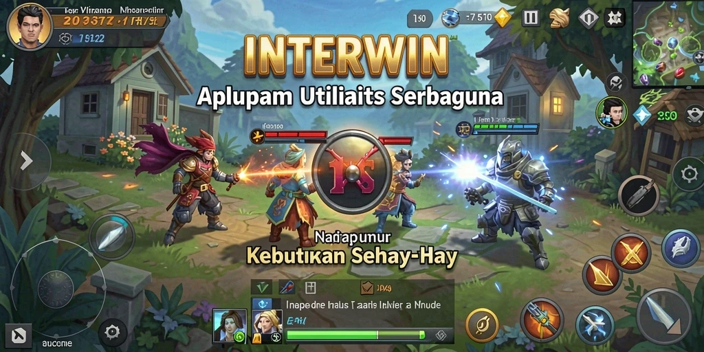 Screenshot INTERWIN menampilkan antarmuka pengguna yang ramah dan fungsional.