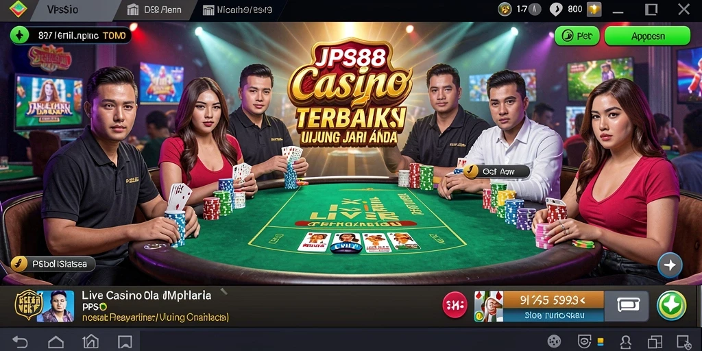 Tampilan permainan Live Casino JPS88 yang mengesankan dan interaktif.