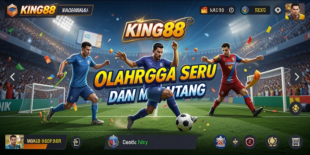 Tampilan gameplay KING88 yang seru dan kompetitif dalam olahraga.