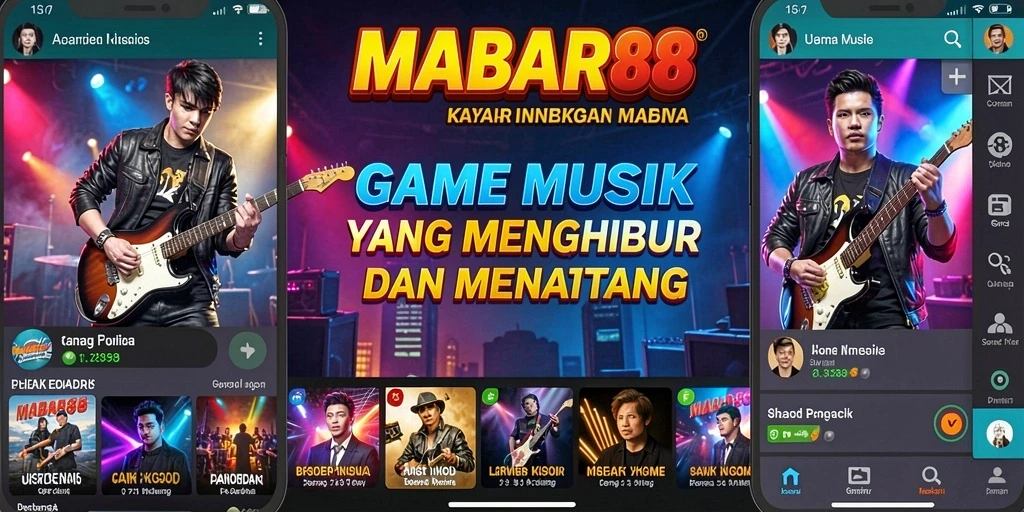 Tampilan gameplay MABAR88 yang mengasyikkan saat bermain musik.