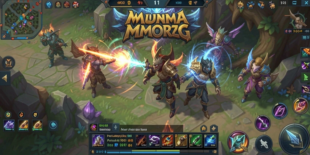 Tampilan gameplay menarik di dunia MDG188 MMORPG.