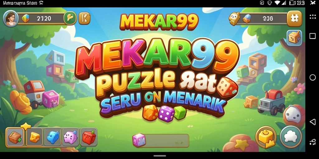Tangkapan layar gameplay MEKAR99 yang seru dan penuh tantangan puzzle.