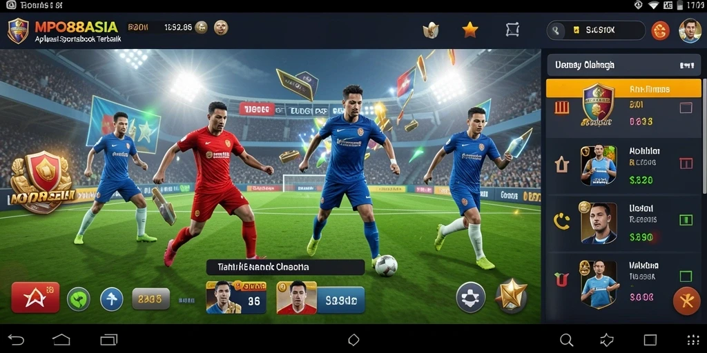 Tampilan menarik dari gameplay Sportsbook MPO88ASIA.