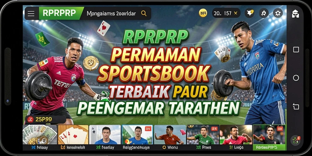 Tampilan interaktif RPRPRP saat bertaruh pada olahraga favorit.