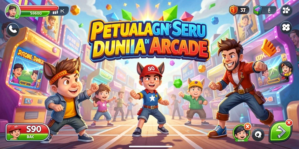 Tampilan gameplay menarik dalam game Arcade S80.