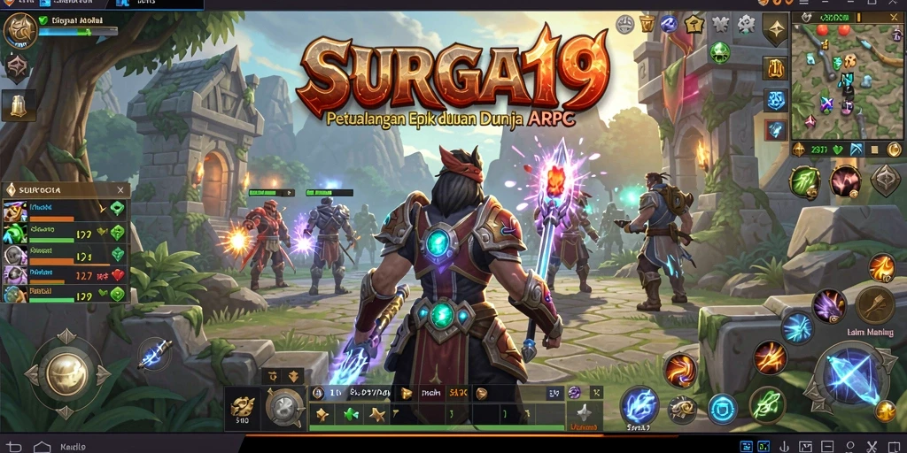 Gameplay seru dan menegangkan di dunia ARPG SURGA19.