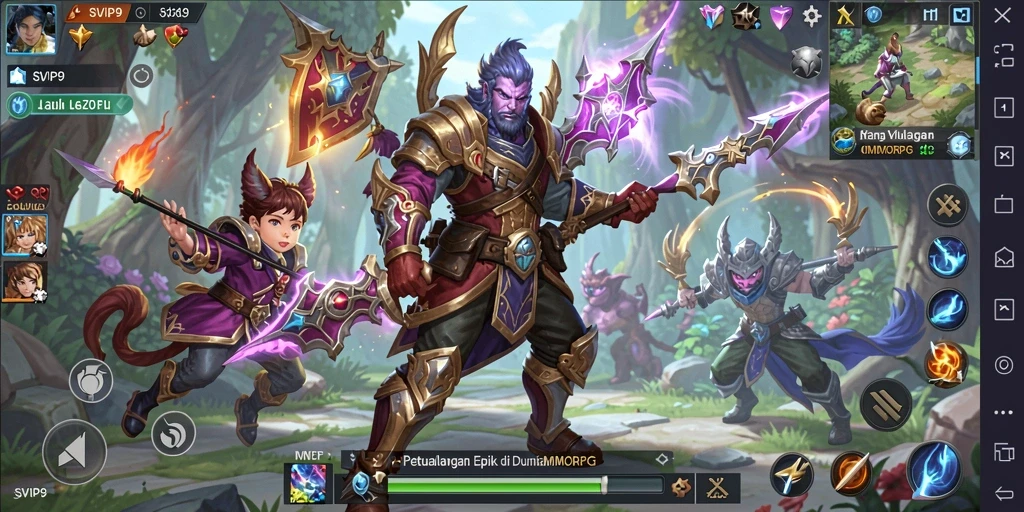 Gameplay seru dan kolaboratif dalam dunia MMORPG SVIP9.