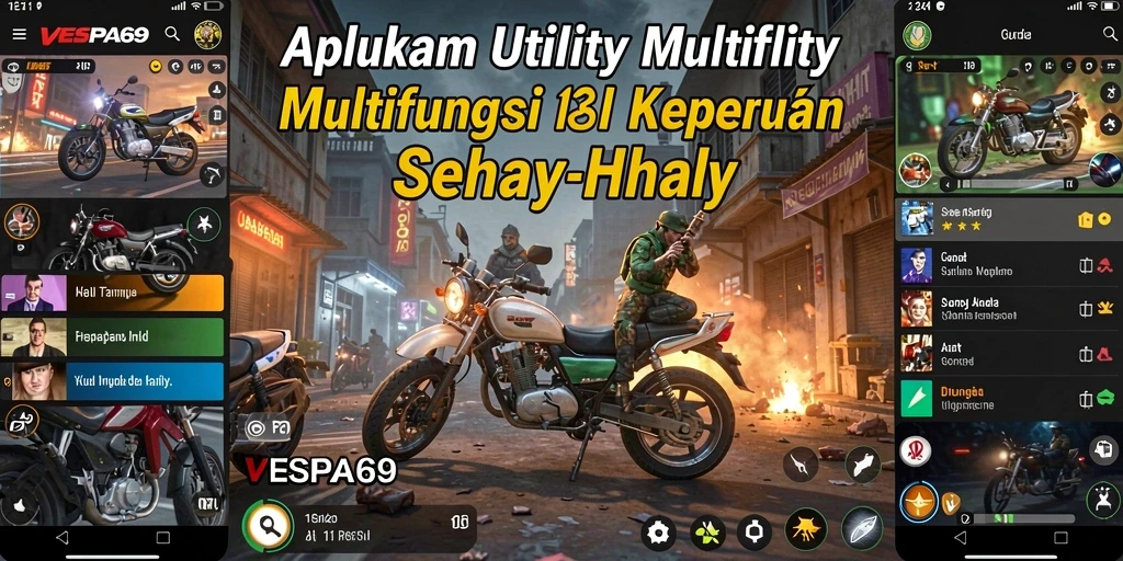 Tampilan antarmuka VESPA69 yang bersih dan fungsional.